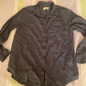 Grey button up